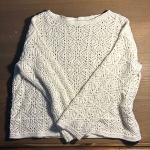 Target Universal Thread White Knit Sweater